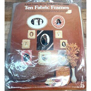 A Soft Frame Kit By Country Fair Ten Fabric Frames